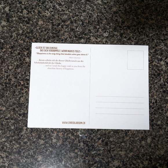 Maestrani's Chocolarium Assorted Postcard Bundle - Picture 15 of 15